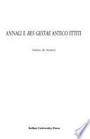 Annali e Res gestae antico ittiti