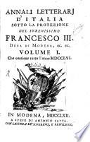 Annali letterari d'Italia