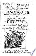 Annali letterari d'Italia
