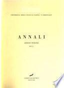 Annali - Sezione romanza