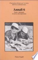 Annali. Studi e strumenti di storia contemporanea