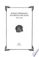 Annali tipografici di Loreto e Recanati, 1801-1950