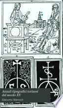 Annali tipografici torinesi del secolo XV