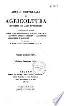 Annali universali di agricoltura di industria e d'arti economiche
