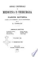 Annali universali di medicina e chirurgia