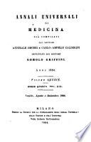Annali universali di medicina