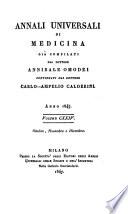 Annali universali di medicina