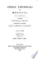 Annali universali di medicina