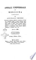 Annali universali di medicina
