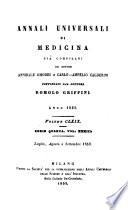 Annali universali di medicina