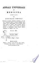 Annali universali di medicina