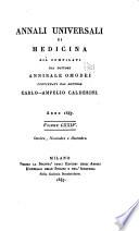 Annali universali di medicina