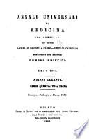 Annali universali di medicina