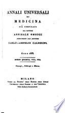 Annali universali di medicina