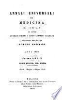 Annali universali di medicina