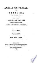 Annali universali di medicina