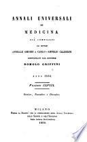 Annali universali di medicina