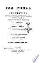 Annali universali di statistica, economia pubblica, legislazione, storia, viaggi e commercio
