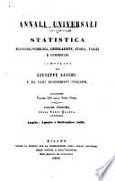 Annali universali di statistica, economia pubblica, storia, viaggi e commercio