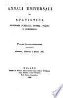 Annali universali di statistica, economia pubblica, storia, viaggi e commercio