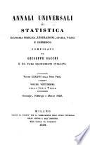 Annali universali di statistica, economia pubblica, storia, viaggi e commercio