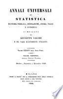Annali universali di statistica, economia pubblica, storia, viaggi e commercio