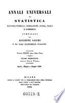 Annali universali di viaggi, geografia, storia, economia pubblica e statistica