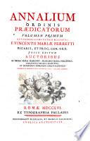 Annalium ordinis praedicatorum