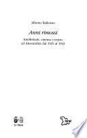 Anni rimossi