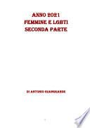 ANNO 2021 FEMMINE E LGBTI SECONDA PARTE