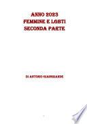 ANNO 2023 FEMMINE E LGBTI SECONDA PARTE