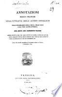 Annotazioni medico-pratiche sull'utilità dell'acido ossalico nelle infiammazioni della bocca, delle fauci e del tubo gastro-enterico del dott. Gio. Domenico Nardo