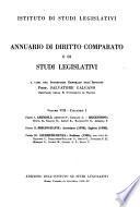 Annuaire de droit compare et d'etudes legislatives