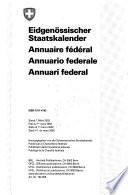 Annuaire fédéral