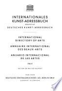 Annuaire International Des Beaux-arts