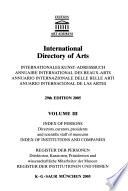 Annuaire international des beaux-arts