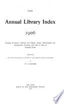 Annual Literary Index