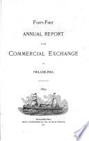Annual Report of the Commercial Exchange of Philadelphia