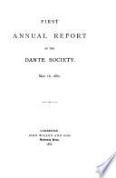 Annual Report of the Dante Society, with Accompanying Papers