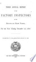 Annual Report on Factory Inspection