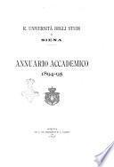 Annuario accademico ...