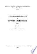 Annuario bibliografico di storia dell'arte
