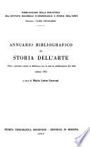 Annuario bibliografico di storia dell'arte