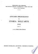 Annuario bibliografico di storia dell'arte