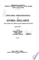 Annuario bibliografico di storia dell'arte