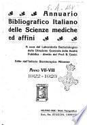 Annuario bibliografico italiano delle scienze mediche e affini