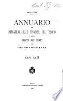 Annuario dei Ministeri delle finanze, del tesoro e della Corte dei conti del Regno d'Italia