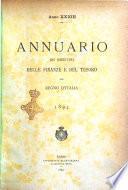 Annuario dei Ministeri delle finanze e del tesoro del Regno d'Italia