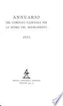 Annuario del Comitato nazionale per la storia del risorgimento, 1933