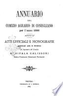 Annuario del Comizio agrario di Conegliano